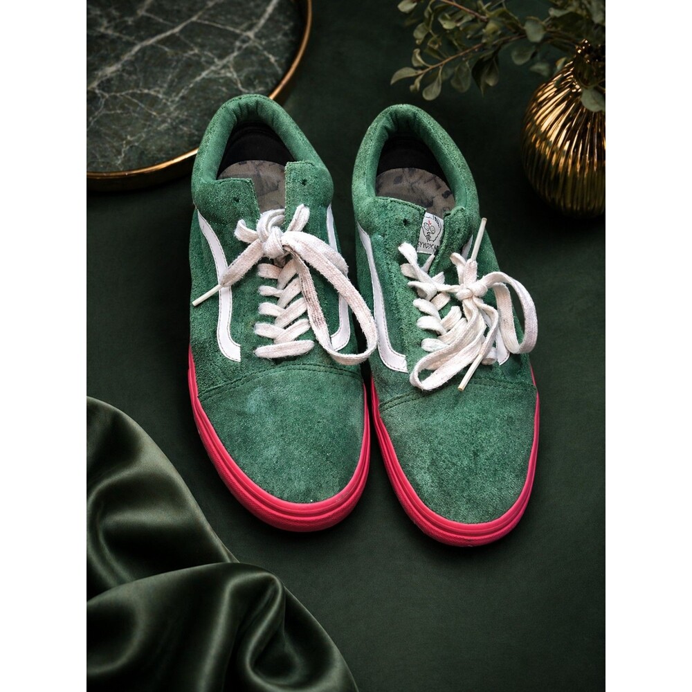 Golf Wang Vans Old Skool Pro Low Green/Pink Gum Size 10.5